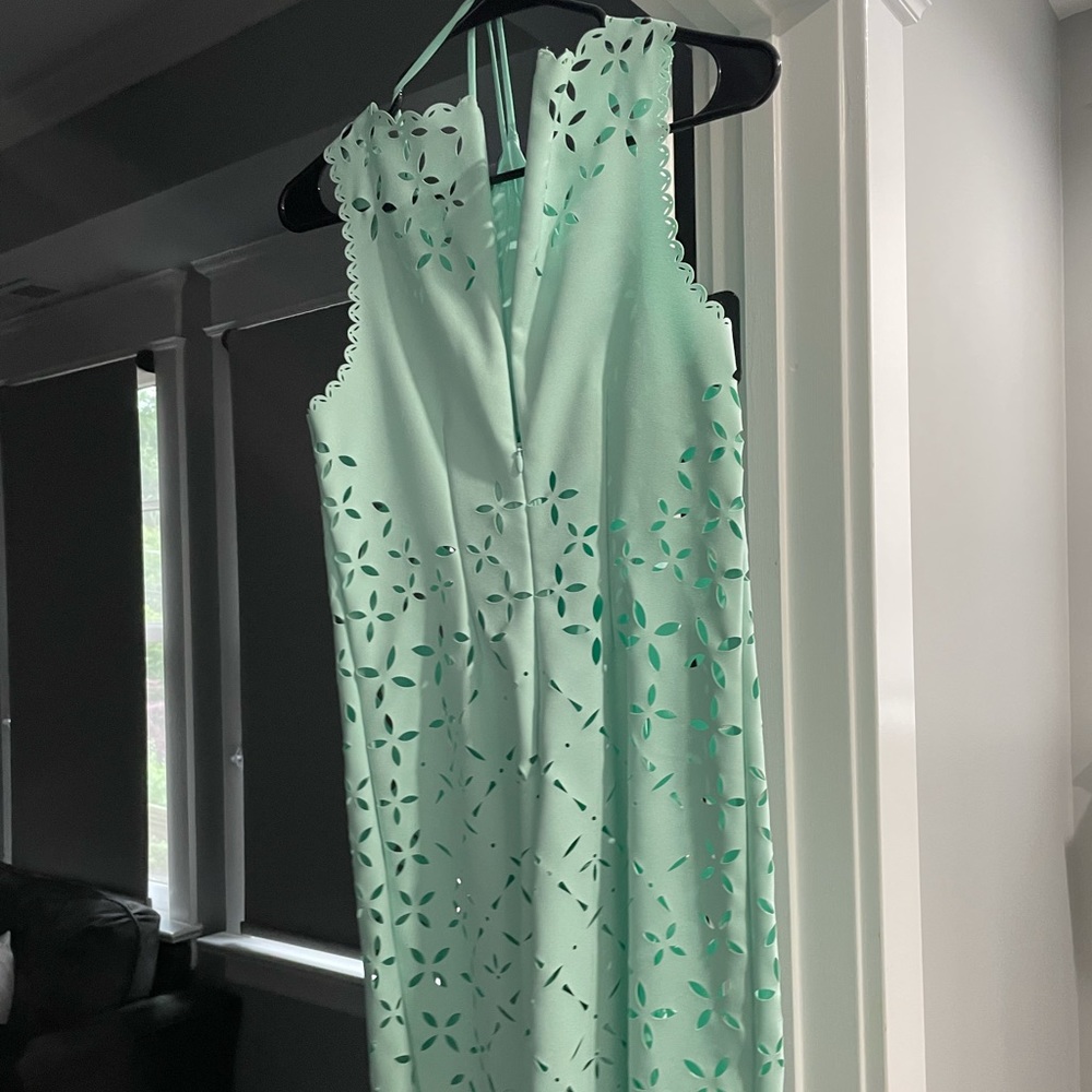 Mint green sleeveless dress. WORN ONLY ONCE!